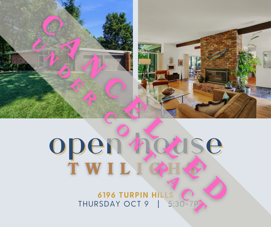 Open House_Cancelled